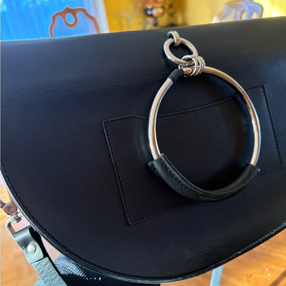 L'INTERVALLE Dark Brown Crescent Crossbody Bag - Picture 6 of 10